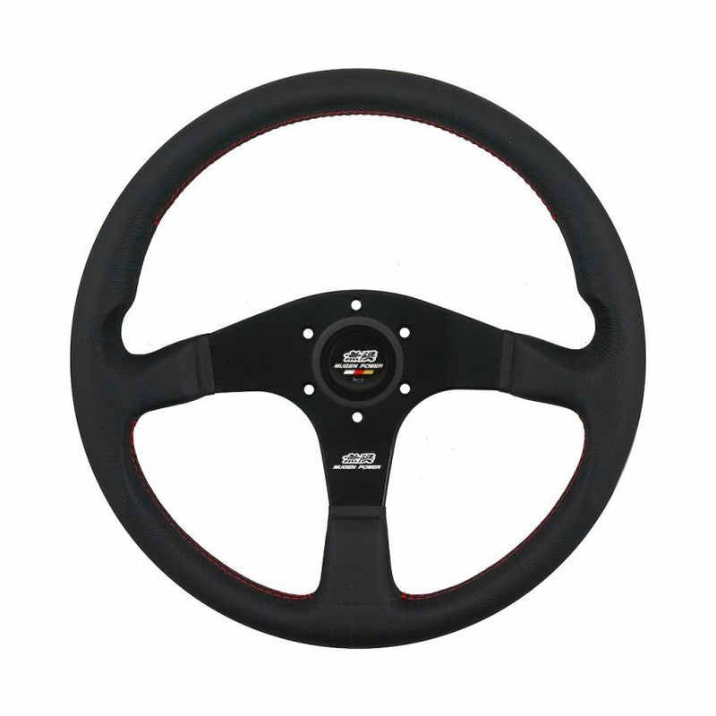 MUGEN III 350MM RACING STEERING WHEEL - LEATHER
