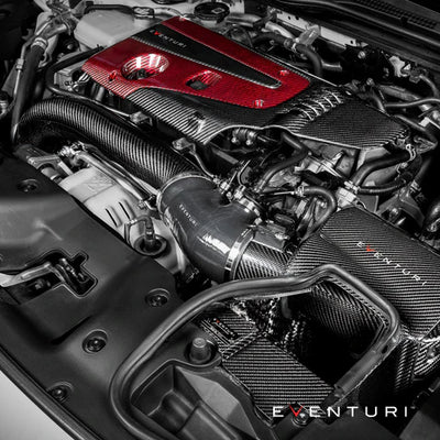 Eventuri Black Carbon Charge Pipe V2 MAF TUBE Honda Civic Type R FK8 17+