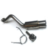 M2 MOTORSPORT EP3 REAR MUFFLER JDM SIDE KICKER 100MM ROLLED