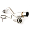 M2 MOTORSPORT EP3 REAR MUFFLER JDM SIDE KICKER 100MM SLASH CUT