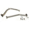 M2 MOTORSPORT CIVIC FN2 TYPE R STAINLESS STEEL FRONT PIPE NONE RESONATOR