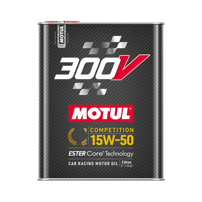 MOTUL 300V COMPETITION 15W50 SYNTHETIC ENGINE OIL 2L