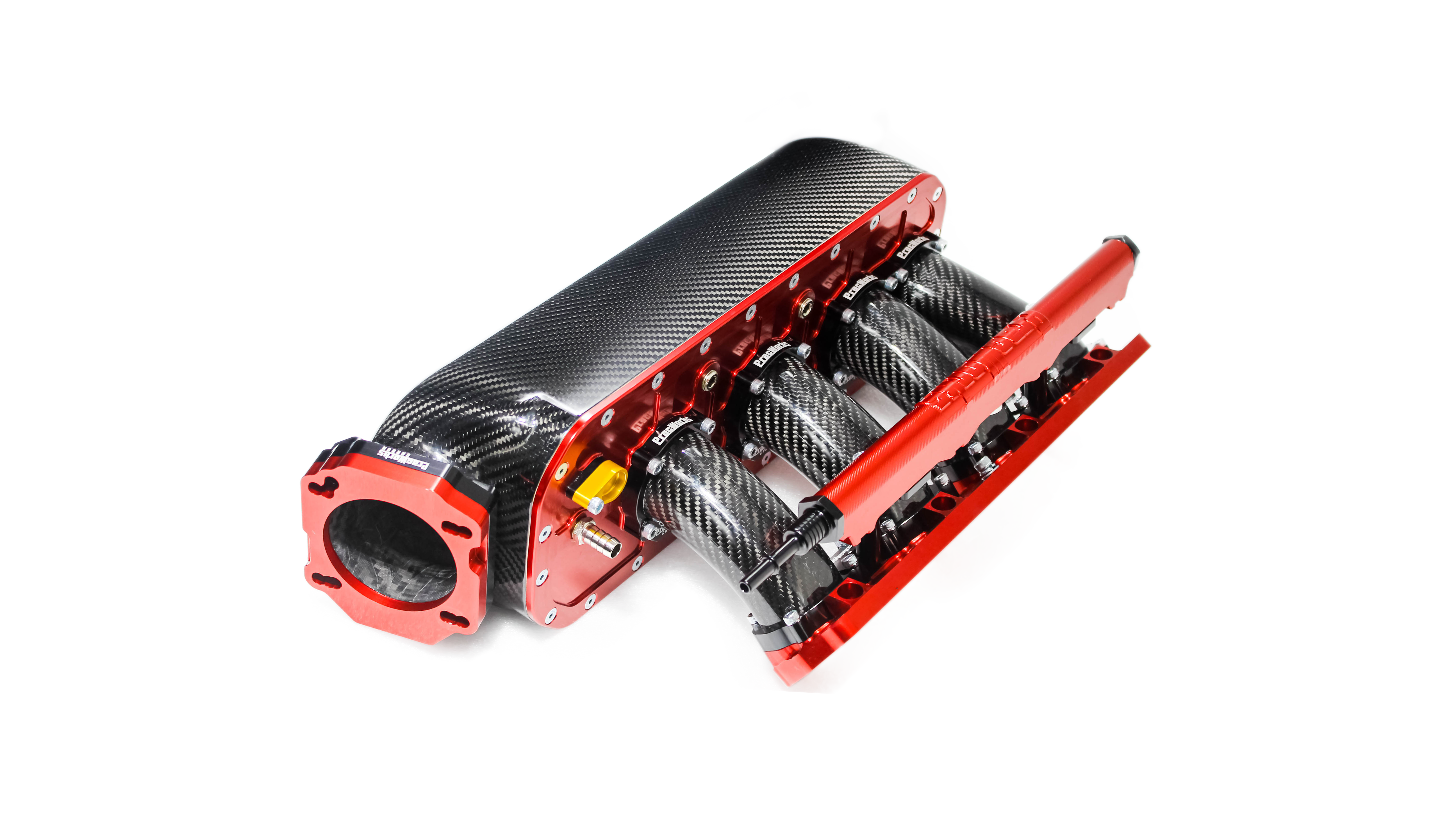 PracWorks Carbon Fibre Intake Manifold 20 Degree Plenum with Fuel Rail Honda K-Series