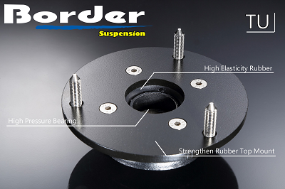 BORDER RACE S1 STREET SPEC COILOVERS WITH RUBBER TOP MOUNTS HONDA CIVIC TYPE R FN2 06-12