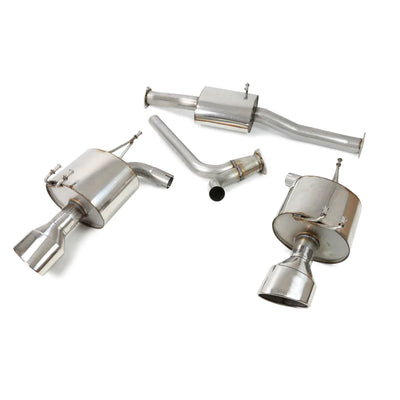 Milltek Dual Outlet Cat-Back Exhaust System With 150x95 Polished Oval Tips Honda S2000 AP2