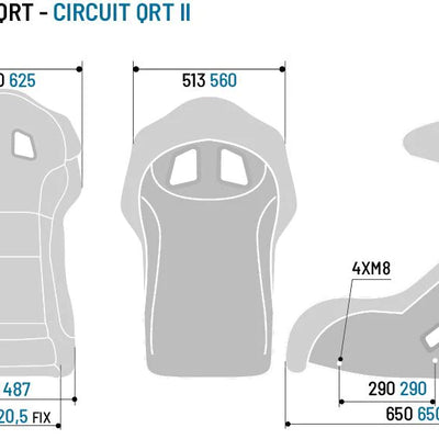 SPARCO CIRCUIT QRT SEAT