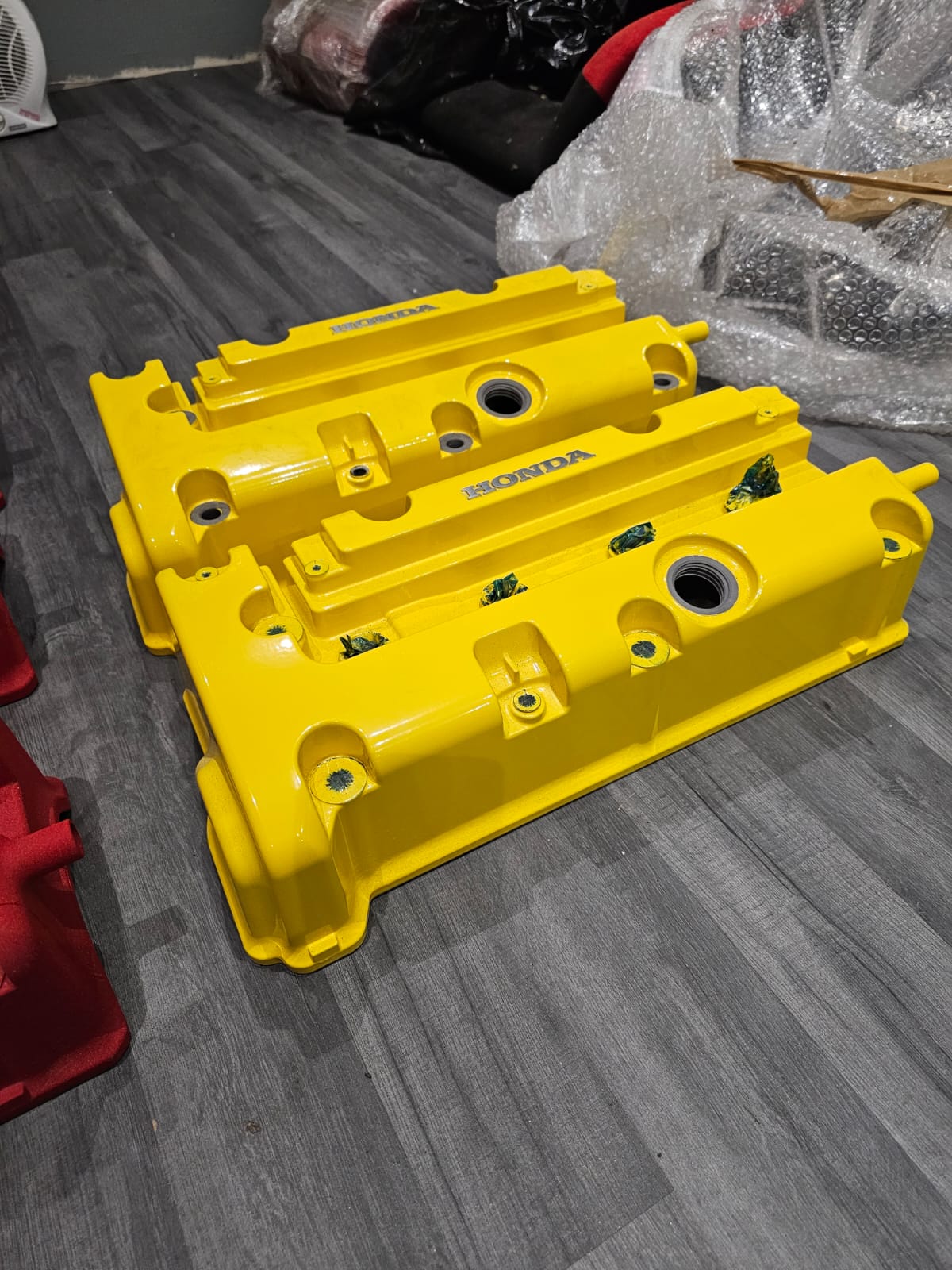 SPOON SPORTS YELLOW K SERIES EP3 DC5 RECON ROCKER COVER