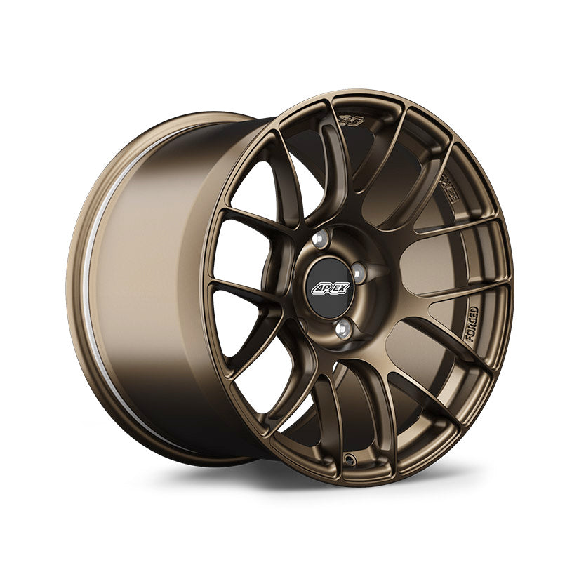 Apex Forged Alloy Wheel EC-7RS 18x11 ET40 Satin Bronze 66.6mm 5x112 mm