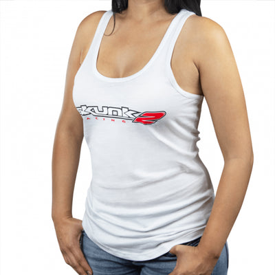 Skunk2 Go Faster Ladies Tank Top White XL