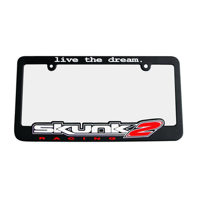 SKUNK2 LIVE THE DREAM US LICENSE PLATE FRAME