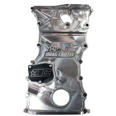 Drag Cartel Billet K-Series Timing Chain Cover Honda K20 - Machine Finish