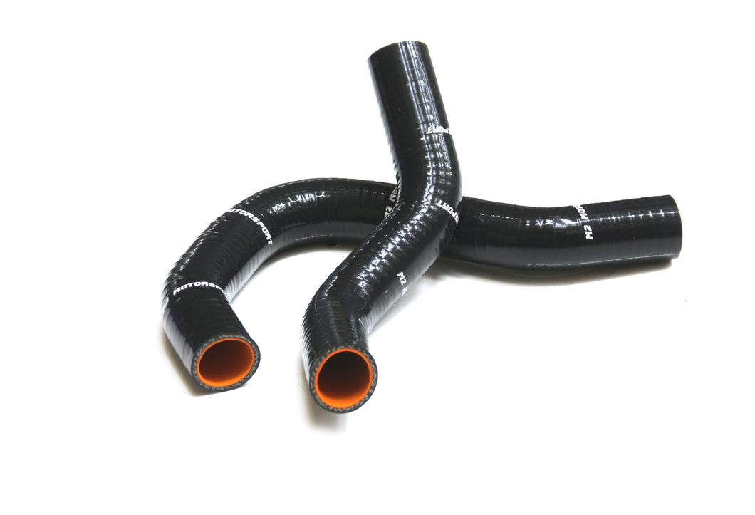 M2 MOTORSPORTS HONDA CIVIC TYPE R EP3 BLACK SILICONE COOLANT HOSES