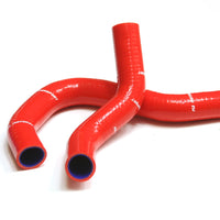 M2 MOTORSPORT HONDA CIVIC TYPE R EP3 RED SILICONE COOLANT HOSES