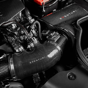 Eventuri Black Carbon Charge Pipe Honda Civic Type R FK8 17+ PRE-ORDER