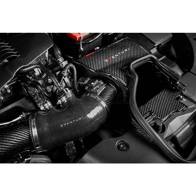 EVENTURI BLACK CARBON INTAKE AIRBOX RHD & LHD HONDA CIVIC TYPE R FK8 17+