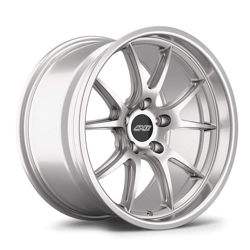 APEX ALLOY WHEEL FL-5 18 X 10.5 ET22 RACE SILVER 5X120MM 72.56MM