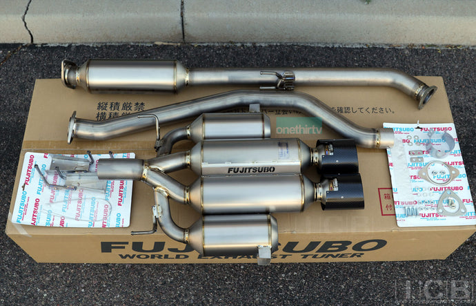 FUJITSUBO AUTHORIZE RM+C TITANIUM CAT BACK EXHAUST SYSTEM HONDA CIVIC TYPE R FK8 17+