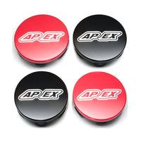 APEX Solid Gloss Black Center Cap Set