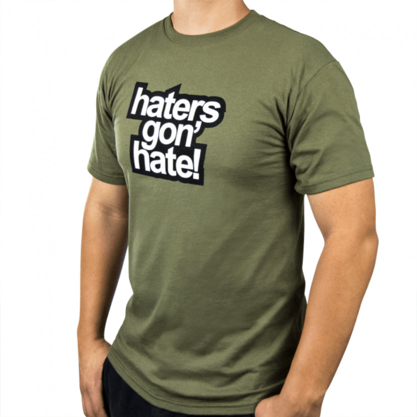 Skunk2 Haters Gon' Hate Men's T-Shirt Green SM