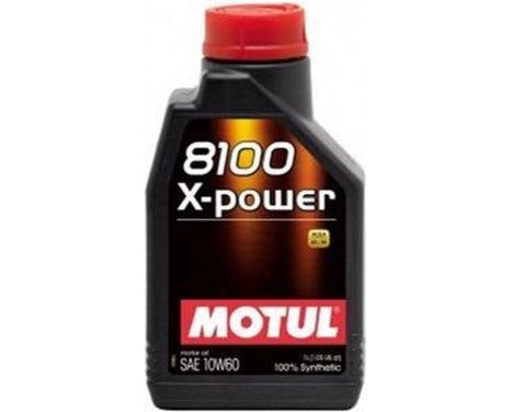 MOTUL 8100 X-POWER 10W60 SYNTHETIC ENGINE OIL 1 LITRE