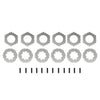 MFACTORY METAL PLATE LSD DIFFERENTIAL REPLACEMENT SPRINGS + PLATES - 12PC + SPRINGS - MOST APPLICATIONS