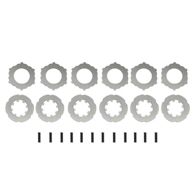 MFACTORY METAL PLATE LSD DIFFERENTIAL REPLACEMENT SPRINGS + PLATES - 12PC + SPRINGS - MOST APPLICATIONS