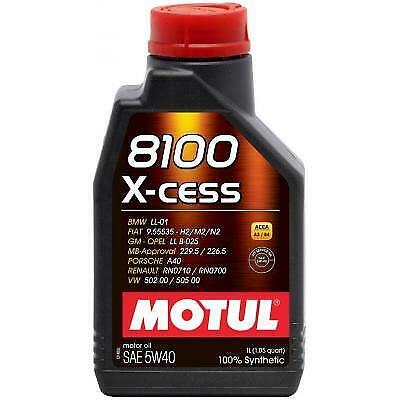 MOTUL 8100 X-CESS 5W40 SYNTHETIC ENGINE OIL 1 LITRE