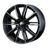 WedsSport SA-54R Alloy Wheel 18x8.5J 5X114.3 ET50 Chrome Black