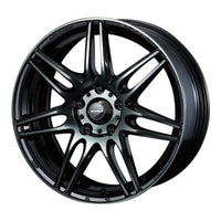 WedsSport SA-77R Alloy Wheel 16x7J 5X100 ET48 Chrome Black