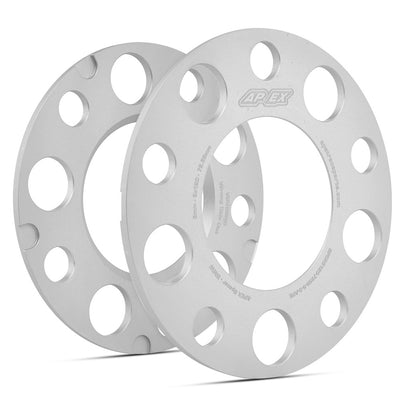 APEX 5MM BMW SILVER SPACER KIT